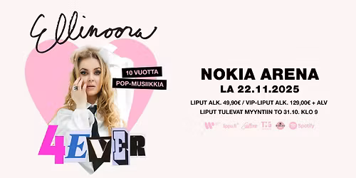 Ellinoora 4ever -konsertti (NOKIA ARENA)