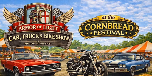 Armor of Light Car, Truck & Bike Show at the Cornbread Festival