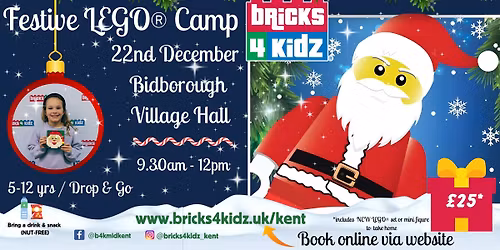 Bricks 4 Kidz Christmas Festive Fun Lego\u00ae Camp - AM session