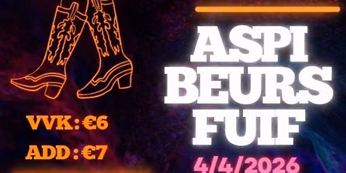 Aspibeursfuif 2026