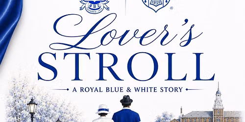 Lover's Stroll - A Royal Blue and White Story
