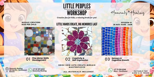 Little People's Mosaic Coaster Workshop 