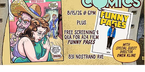 What The Blankety Blank signing and Funny pages screening Q&A