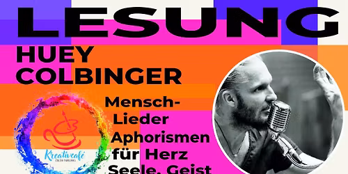 Lesung mit COLBINGER im Kreativcaf\u00e9 Oldenburg