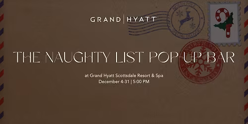 The Naughty List Pop Up Bar | Dec 4-31