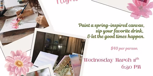 Sip Happens: Paint and Sip Night