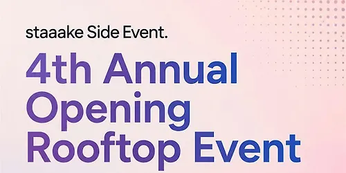 4th Annual staaake Jump Off Rooftop AITech Event Reverse Network Meet