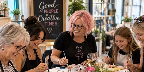 Not So Serious Art Club: Wee British Shop 1st Anniversary Paint Party