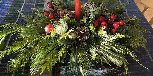 Decking the Halls: A Centerpiece Seasonal Foliage Arrangement Workshop