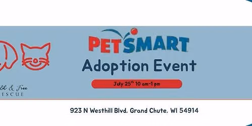 July 25th Petsmart Adoption Event