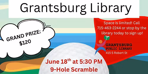 Tee Off for the Grantsburg Public Library