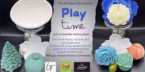 Candle crafting and bisque beautifying