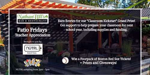 Patio Fridays Teacher Appreciation Series