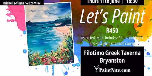 Paint Nite at Filotimo, Bryanston