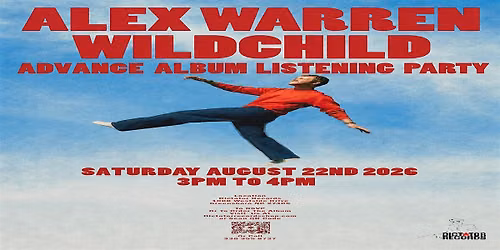 Alex Warren Advance Album Listening Party