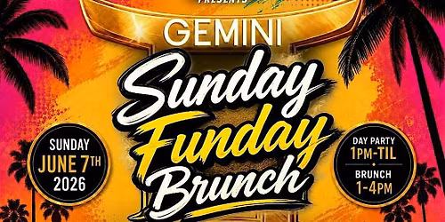 A Gemini Sunday Funday R&B Brunch Day Party @Ole Tapas Bar