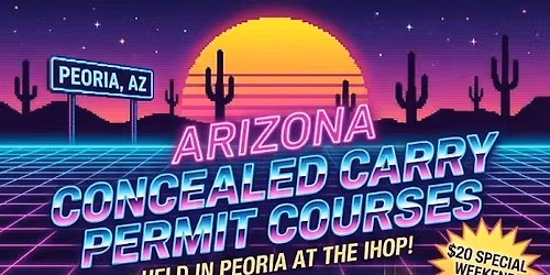 Multi-state recognized Concealed Carry Permit Coming topeoria!