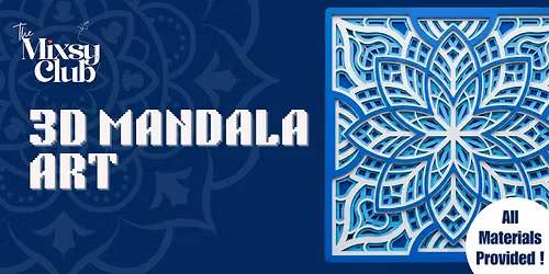 3D Mandala Art - The Mixsy Club