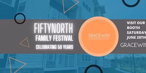 Gracewin Cooperative Booth at FiftyNorth Family Festival