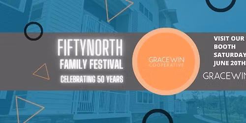 Gracewin Cooperative Booth at FiftyNorth Family Festival
