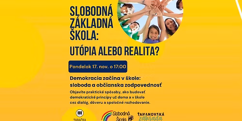Demokracia za\u010d\u00edna v \u0161kole: sloboda a ob\u010dianska zodpovednos\u0165