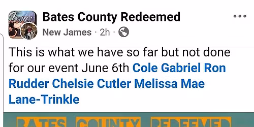 Bates County Redeemed Revival Party