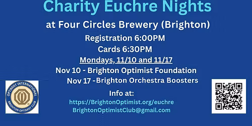 Charity Euchre for Brighton Orchestra Boosters