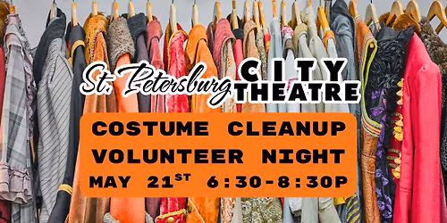SPCT Costume Cleanup Volunteer Night