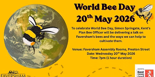 World Bee Day Talk By Simon Springate, Kent's Plan Bee Officer