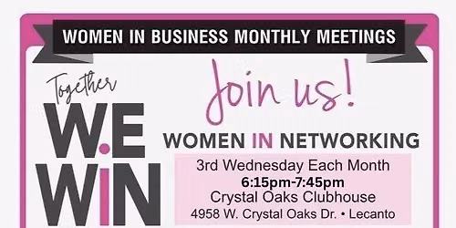 WIN - Women in Networking October General Meeting 