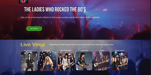 Ladies Who Rocked the 80's!