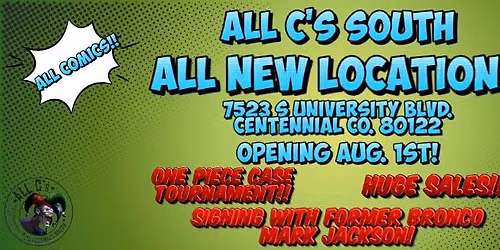 All C's Collectibles South New Location *Grand Opening*