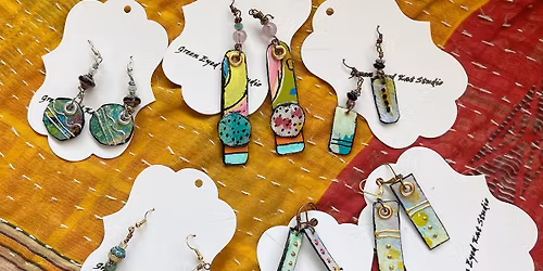 Upcycled Paper Earrings Art Class