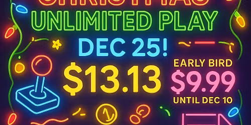 Get ready for the ultimate Christmas arcade experience 