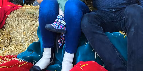 HOLIDAY PHOTO IN THE BARN