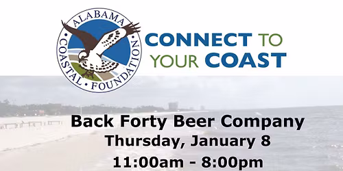 Connect to your Coast with ACF at Back Forty Beer Company