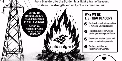 Bonfire Night - Pylon and Substation Beacon