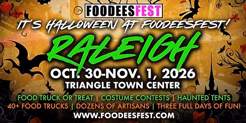 FOODEES FEST A SPOOKY EVENT IS COMING TO RALEIGH, NORTH CAROLINA