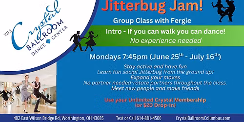 Jitterbug Jam Group Class with Fergie