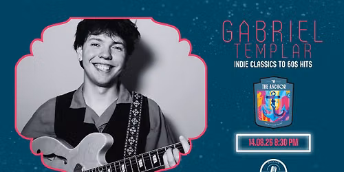 Gabriel Templar \/\/ Friday Night Music \/\/ Free Entry \/\/ The Anchor