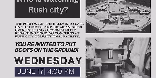 Rally at DOC: Rush City Prison Has to Change! 