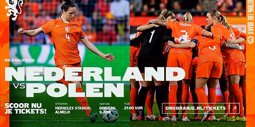 Nederland - Polen (WK-kwalificatie)