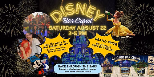 Bibbidi Bobbidi Booze Disney Bar Crawl on Diversey