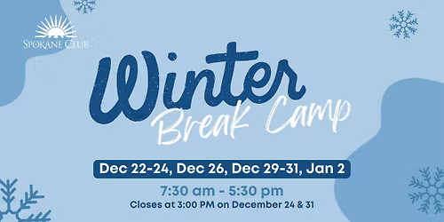 Winter Break Camp Starts