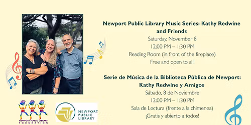 Newport Public Library Music Series: Kathy Redwine & Friends