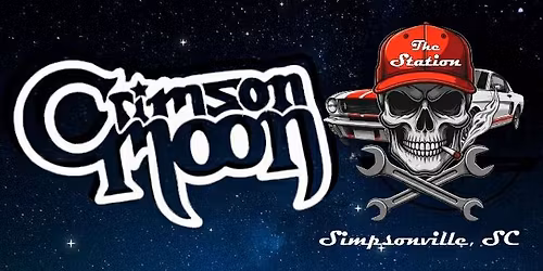 Crimson Moon at the Station
