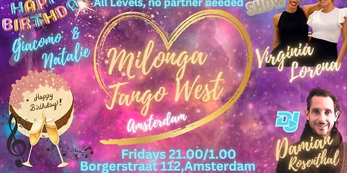 \ud83e\udd73Milonga \u201cTango West\u201d La Fiesta show with Virginia Vasconi & Lorena Garcia\ud83e\udd73