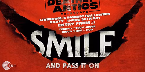 \ud83e\ude78\ud83e\ude93\ud83d\udd3a DEATHLY ANTICS \ud83d\udd3a\ud83e\ude93\ud83e\ude78 - The UK's BIGGEST Thursday Night