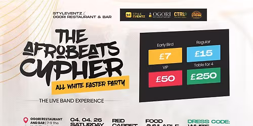All White Easter Party ( The Afrobeats Cypher )