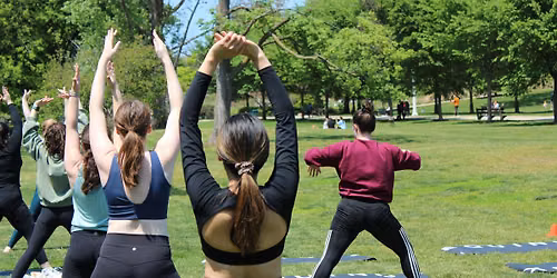 Yoga in the Park with Chicago Girls Who Walk